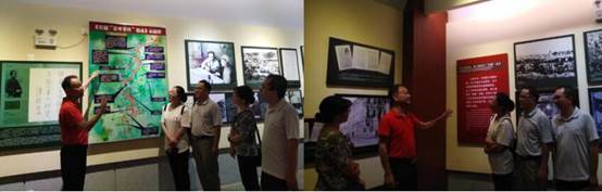 说明: C:\Users\huangzx\Desktop\2019了解革命文化传承红色基因调研之旅\2019-07-22​9428cn太阳集团古天乐师生到中央苏区县大埔县进行红色文化调研\2019-07-22​9428cn太阳集团古天乐师生到中央苏区县大埔县进行红色文化调研\配图\02萧教授讲解叶剑英纪念馆.jpg